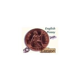 Magnetic Coin English Penny w/DVD by Tango - Trick D0027 