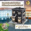 Trefl - Brick Trick Harry Potter - Ollivanders Wand Shop - Construire avec des Briques, Boutique Ollivander avec des Baguett