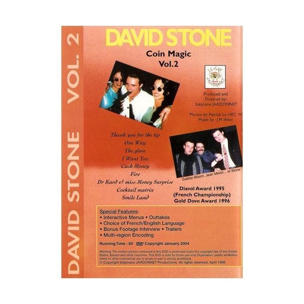 Magie DVD des Pièces Vol.2 - David Stone