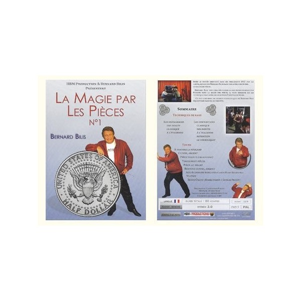 Bernard Bilis DVD La Magie par Les pièces Vol.1 