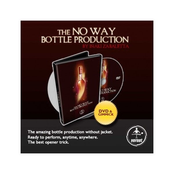 Vernet No Way Bottle Production DVD + Gimmick 