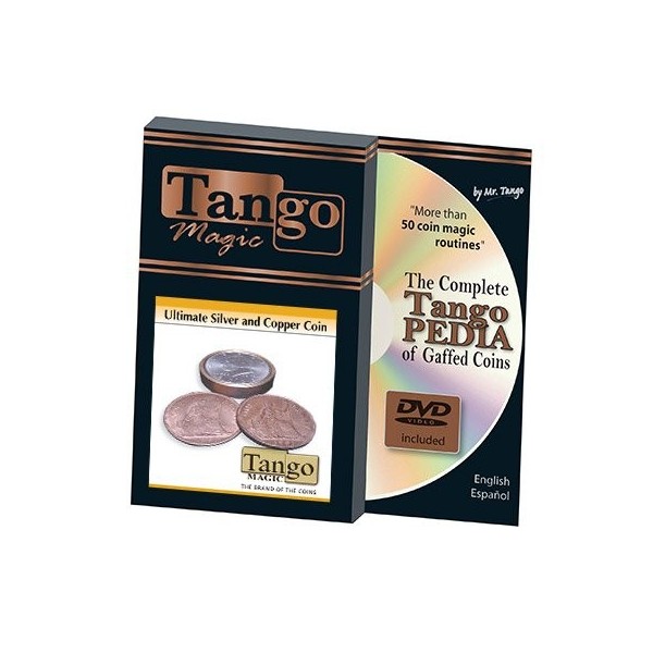Ultimate Copper Silver w/DVD by Tango Magic -Trick D0061 