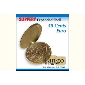 Slippery Expanded Shell 50 Cent Euro Coin w/DVD by Tango-Trick E0070 