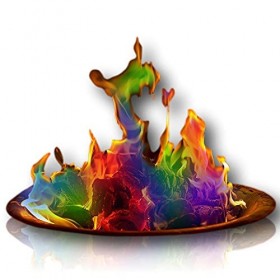The Glowhouse Neon Flames Fire Magic Colorant Paquet de 50 