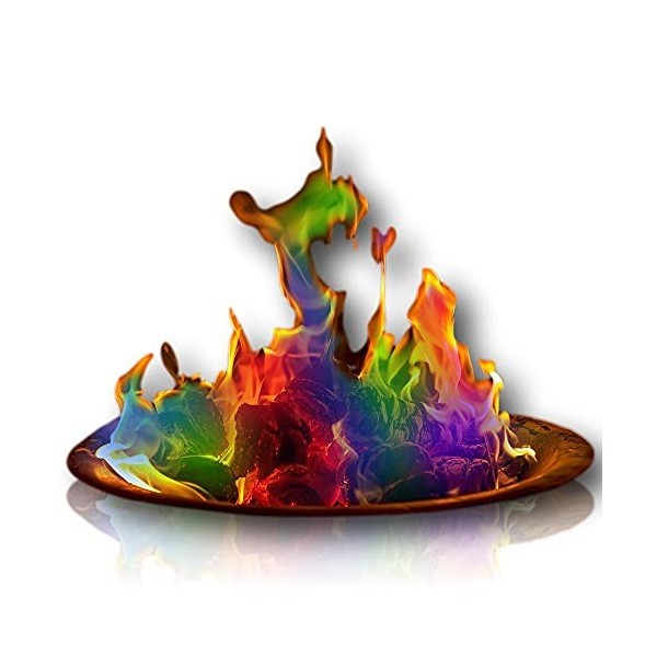 The Glowhouse Neon Flames Fire Magic Colorant Paquet de 50 