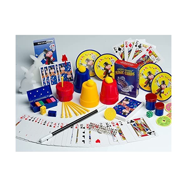 Marvins Magic,Kit de magie pour enfants – 225 tours de magie étonnants pour enfants – Avec cartes magiques mystiques, jerric