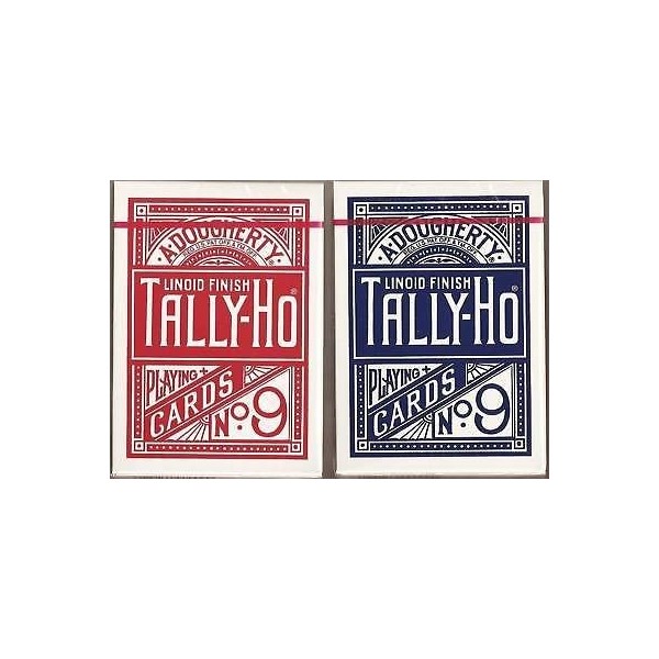 USPCC Cartouche Tally-Ho Circle 6 Rouges/6 Bleus 