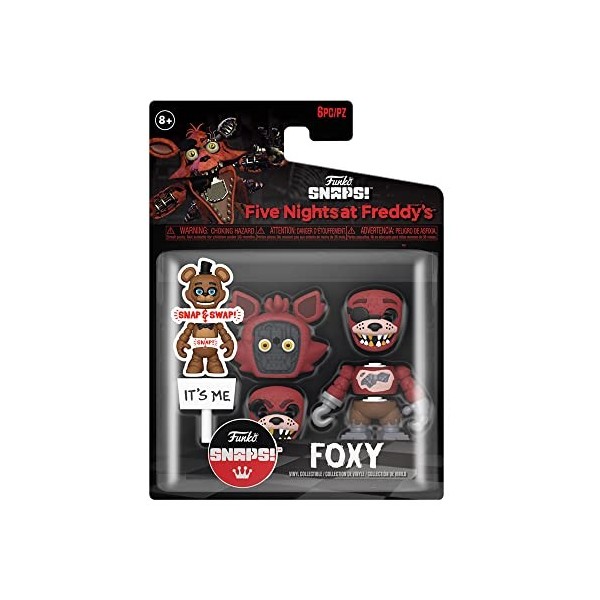 Funko Five Nights at Freddys FNAF Snap: Foxy - Mini-Figurine en Vinyle à Collectionner - Idée de Cadeau - Produits Officie