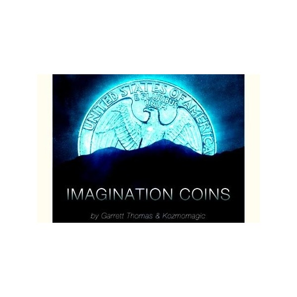 Imagination Coins Euro DVD and Gimmicks by Garrett Thomas and Kozmomagic - DVD