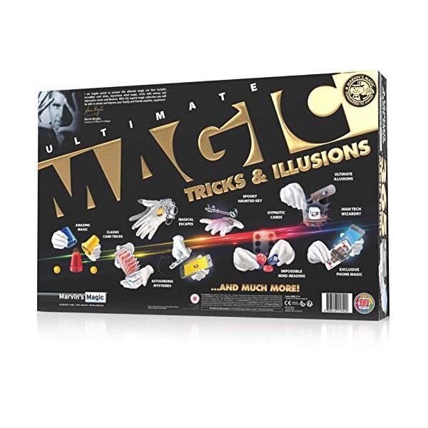 Marvins Magic - Ensemble de magie pour enfants – 365 tours de magie et illusions ultimes | Tour de magie pour enfants | Comp