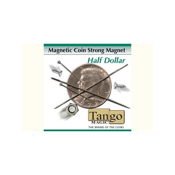 Strong Magnetic Half Dollar w/DVD D0112 by Tango - Trick