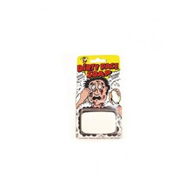 Savon salissant - Savon blanc qui lave noir - Dirty face soap - Farce et attrape