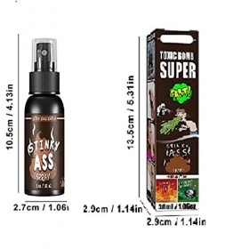 GNAUMORE Spray Puant Puissant,Nouveauté Liquide Puant Farce Fart Sprays,Strong Stink Spray,Spray Puant Odeur Pet,Extra Strong