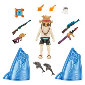 Fortnite Solo Mode Fnt0895 ensemble DAccessoires de Collection de Requins Avec 1 Figurine Articulée de 10,2 Cm Multicolore E
