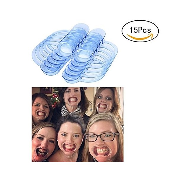 MAKFORT 14pcs mâche Mots mâche Mots Adultes mâche Mots Kids écarteurs Bouche ouvre Bouche mâche Mots Jeux de société 5*L +5*M