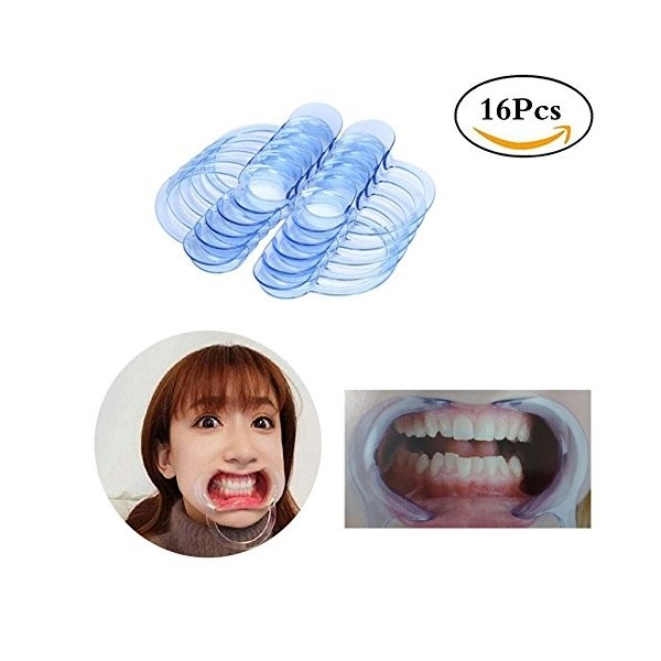 MAKFORT 14pcs mâche Mots mâche Mots Adultes mâche Mots Kids écarteurs Bouche ouvre Bouche mâche Mots Jeux de société 5*L +5*M