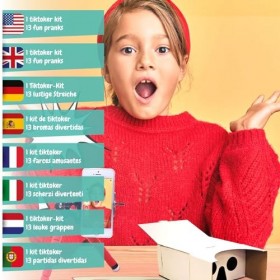 Science4you - Farce et Attrape avec Tik Tok pour Enfants 8+ Ans - Créez ton TikTok et Essayez 13 Blagues: Coussin Peteur, Fau