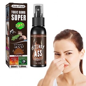 BAOSROY Puant Odeur Pet,Spray Puant Puissant,Spray Pet Liquide,Petit Liquide Puant,Farce Fart Sprays,Puant Fart Prank Spray,B