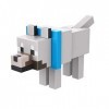 Mattel Minecraft Minecraft Figurine Articulée Loup 8 cm avec 1 élément de portail, accessoires, à collectionner, Jouet Enfa