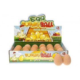 6x Flummi Œuf Huepfei Gummiei Enfants Mitgebsel Farces Et Attrapes