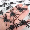 FeiWen Lot de 30 Fausses araignées réalistes en Plastique pour Halloween pour Enfants et Adultes Décoration de fête araignée