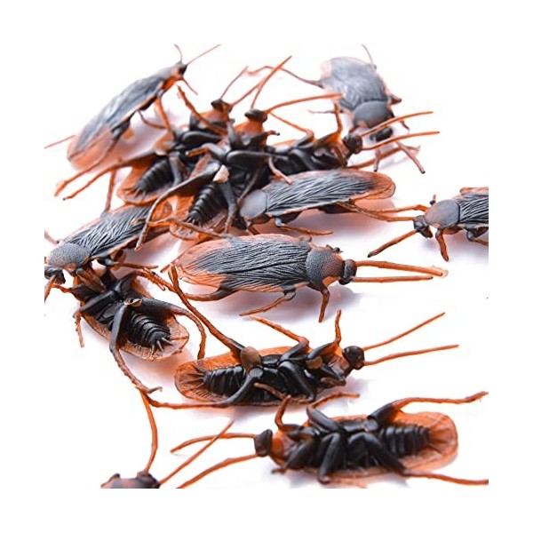 FeiWen Lot de 30 Fausses araignées réalistes en Plastique pour Halloween pour Enfants et Adultes Décoration de fête araignée