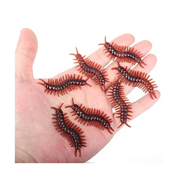 FeiWen Lot de 30 Fausses araignées réalistes en Plastique pour Halloween pour Enfants et Adultes Décoration de fête araignée