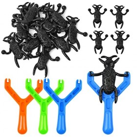 Ainiv Jouet de Fronde, LED Frappeurs à Fusées, Lumineux Catapulte Volant Jouet, Nouveauté Extensible Drôle Jouets de Décompre