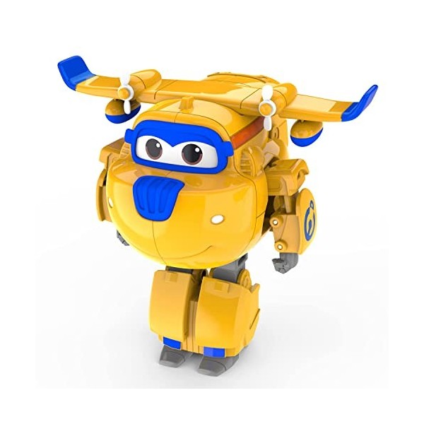 Super Wings Donnie 5 Transforming Character Easy Transformation Preschool Kids Gift Toys for 3+ Year Old Boy Girl