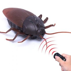 Amasawa Télécommande Insecte Faux Cafard, Cadeau de Jouet pour Enfants à Télécommande Infrarouge de Cafard Animal Hautement S