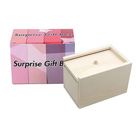 ZoneYan Boite Surprise Araignee, Boîte Araignée en Bois, Prank Araignée, Spider Box, Farce et Attrape, Cadeaux Surprises pour