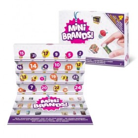 Calendrier de lAvent Mini Brands Series 3 en édition limitée par ZURU - Calendrier de lAvent 24 jours 2023, comprend 4 mini