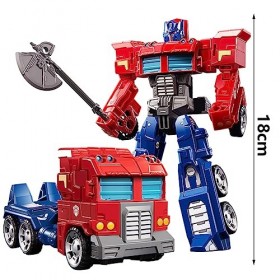 CBOSNF Transformers Jouets,Figurine daction Surdimensionnée Optimus Prime Transformez,Robot Voiture Déformée,Robot de Voitur