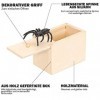 Keenwo The Original Spider Prank Box – Article de farces pour effrayer Les araignées dans Une boîte en Bois – Jouet pour Femm