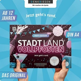 Stadt Land VOLLPFOSTEN® - Party Edition - Jetzt gehts rund.: Jetzt gehts rund.