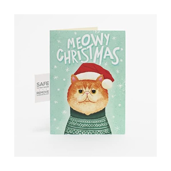 Joker Meowy Carte de Noël farce – Miaout ennuyeusement jusquà 3 heures