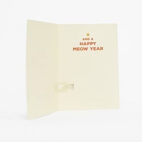 Joker Meowy Carte de Noël farce – Miaout ennuyeusement jusquà 3 heures