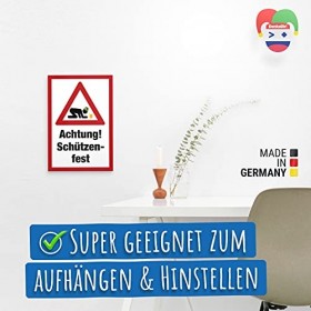 Attention : bouclier de protection bouclier en plastique avec inscription humoristique – cadeau amusant pour votre homme, ga