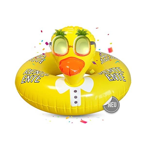 Longfair Le canard de retraite | Flottages gonflables Retraite ou pension | Carnaval - Anniversaire | Cadeau amusant