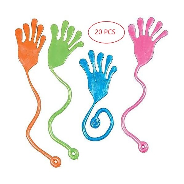 Tuko Lot de 20 mains collantes pour enfants