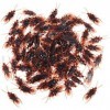 SIMUER 100 Pcs Cockroach Toy, Simulated Realistic Cockroach Halloween Novelty Joke Decoration for Kid’s Trick Decor