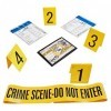 Kobe1 Rubalise Scène de Crime 6m ,Sac de Preuve pour pièces à Conviction x2 ,Marqueur de Preuve numérotés en Carton,imprimé