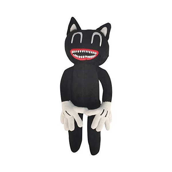 Cartoonn Cat Plush Doll Horror Monster Stuffed Toy Urban Legends Scary Doll Halloween Birthday Gift for Kids Boy Girl Doll Co