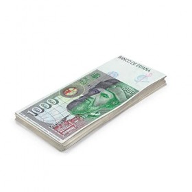 Scratch Cash 100 x 1000 Pesetas Soldi pour jouer dimensions réelles 