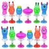 PartyPack Lot de 12 jouets Monster Mix, plumes à sauter, petit cadeau pour fête danniversaire denfant, petits cadeaux pour 