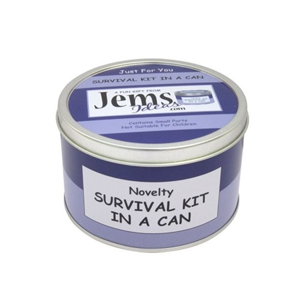 Grandad Birthday Survival Kit In A Can. Novelty Fun Gift - Humorous Granddad Present & Card All In One. Customise Your Can Co