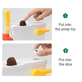 zalati Ensemble de Jouets de Toilette à Chasse deau Jeu de Merde drôle Nouveauté Kit de Jouets délicats pour Jouets de fête 