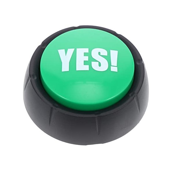Toyvian Yes No Button with Sound Yes Sound Button Communication Buttons Funny Gag Gift Unique Talking Button Party Favors Ye