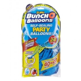 Zuru Lot de 24 recharges de ballons auto-adhésifs Bleu