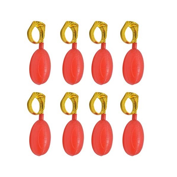 Gadpiparty Lot de 8 drôles de petites pulvérisations deau à anneau pour farces pratiques, objets de scène pour fêtes de nouv